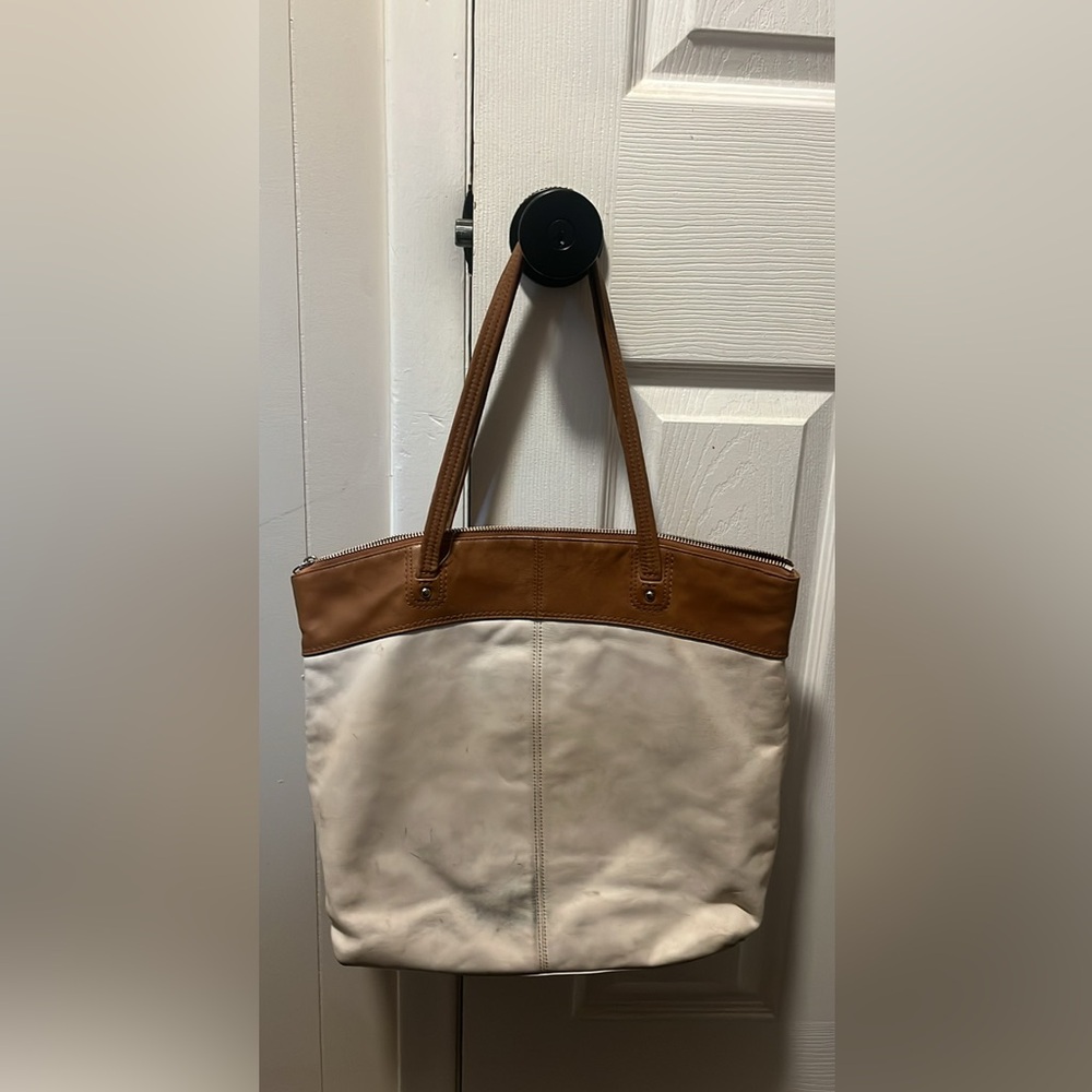 Vintage white Coach Purse